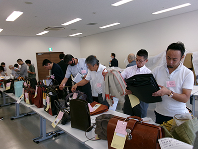 東京都台東区民会館での審査風景